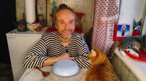 Обед с котями. Опять были взрывы. Мозги шевелятся. Мукбанг. Обжор. Еда на камеру. Диета. Шизофрения.