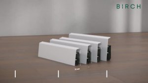 Презентационный для CRONAPLAST-видеопрезентация продукта с 3D-графикой ПВХ-плинтусе BIRCH