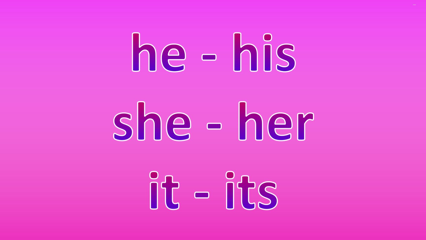 Starlight 3 Possessive Pronouns \ Притяжательные местоимения