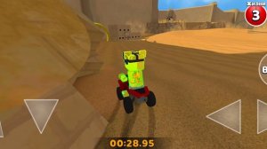 Гонка в Бимотепской Пустыне против Тристопио прохождение миссии Тристопио в Super bear adventure