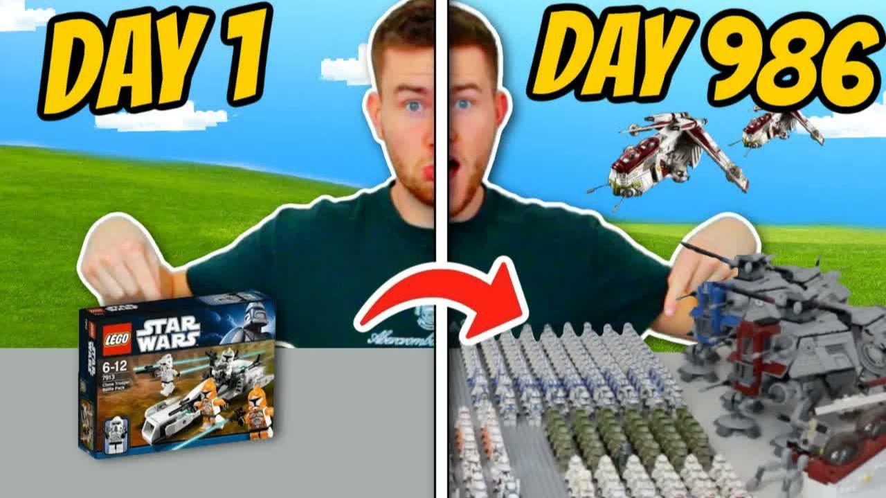 Я потратил 1000 дней на создание армии клонов LEGO!