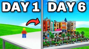 Постройка города из минифигурок Lego за 7 дней!