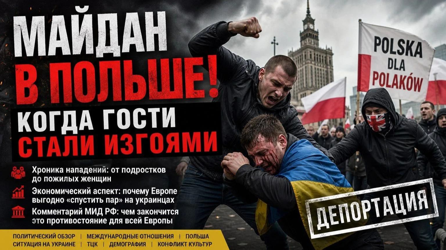 Почему поляки бьют украинцев и готовят депортацию? Хроника одного майдана