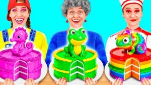 Кулинарный Челлендж: Я против Бабушки | Забавные Трюки с Едой