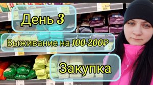 Выживание 100-200 рублей и закупка