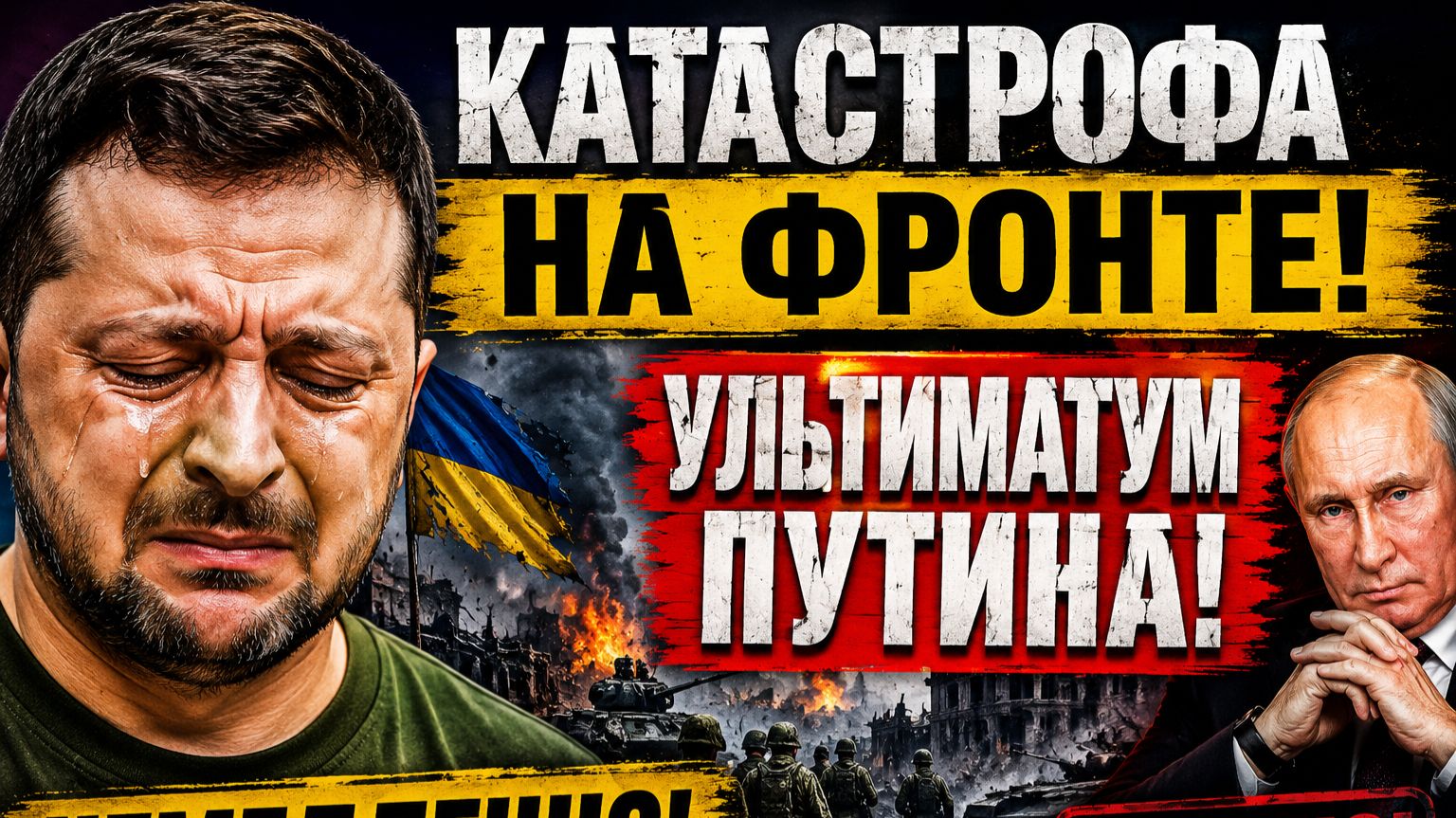 ⚡️Удары по Украине. Срочная эвакуация Зеленского! Путин Принял Мощное Решение