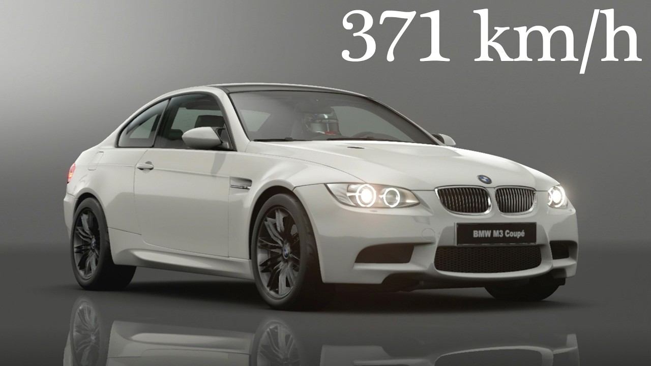 Gran Turismo Sport - BMW M3 Coupe 2007 - 371 Km/h Top Speed