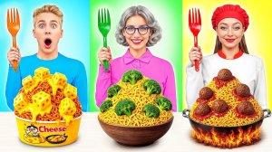 Кулинарный Челлендж# Я против Бабушки # Удивительные Кулинарные Идеи от Multi DO Challenge