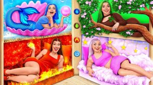 Девушка Огонь, Вода, Воздух И Земля # Смешные Челленджи c 4 Стихиями