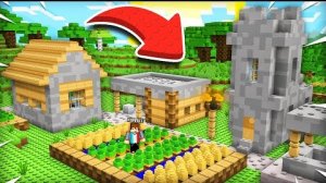 ПОЧЕМУ НАША ДЕРЕВНЯ СТАЛА ПЛАСТИКОВОЙ В МАЙНКРАФТ | Компот Minecraft