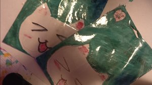 Делаю маску для лица из бумаги. Простая и красивая поделка своими руками.