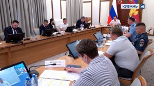 Кондратьев провел заседание оперативного штаба после атаки БПЛА на Кубань