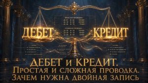 Дебет и кредит. Простая и сложная проводка, зачем нужна двойная запись.
