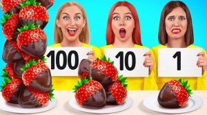 100 Слоев Еды Челлендж # Секретные Лайфхаки и Гаджеты с