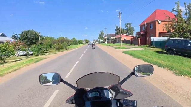 Yamaha XJ6 On The Old Roads Near Krasnodar