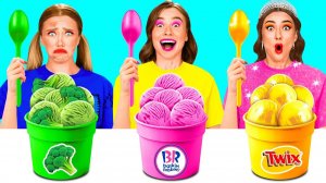 Бедная vs Богатая vs Ультра Богатая еда Челлендж _ Вкусные Кухонные Лайфхаки