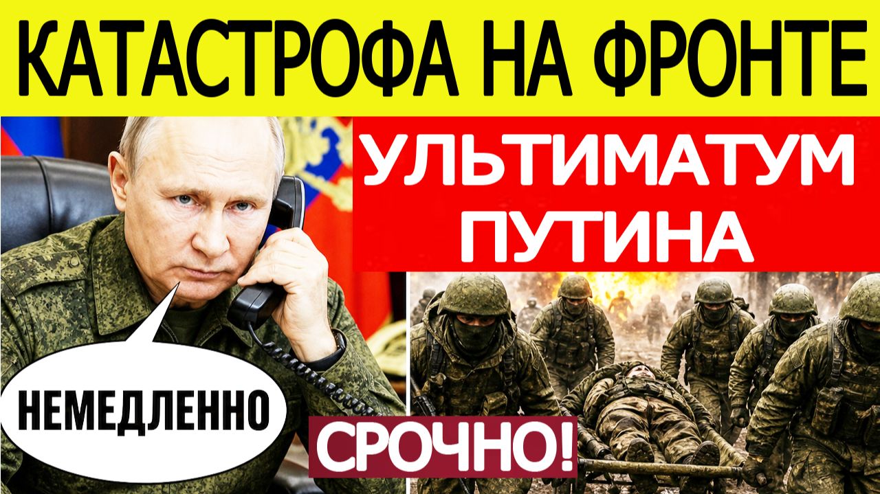 ⚡️Удары по Украине. Срочная эвакуация с фронта! Путин поставил жёсткий ультиматум