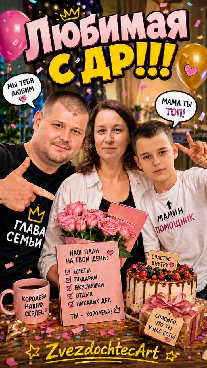 С днём Рождения Любимая