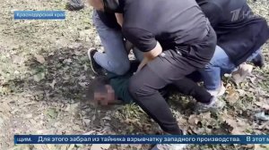 Задержание пытавшегося убить офицера Минобороны мужчины попало на видео.
