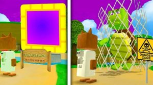 Новый квадратный портал Клетка для черепах - Прохождение игры Super Bear Adventure