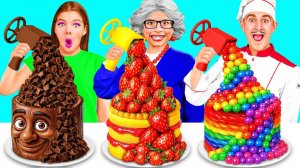 Кулинарный Челлендж# Я против Бабушки # Безумная Кулинарная Битва от DaZaZa Challenge