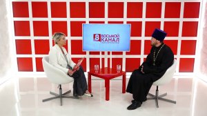Интервью на 8 канале. Галина Орлова, Иерей Василий Вершинский.