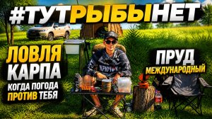 ЛОВЛЯ КАРПА, КОГДА ПОГОДА ПРОТИВ ТЕБЯ