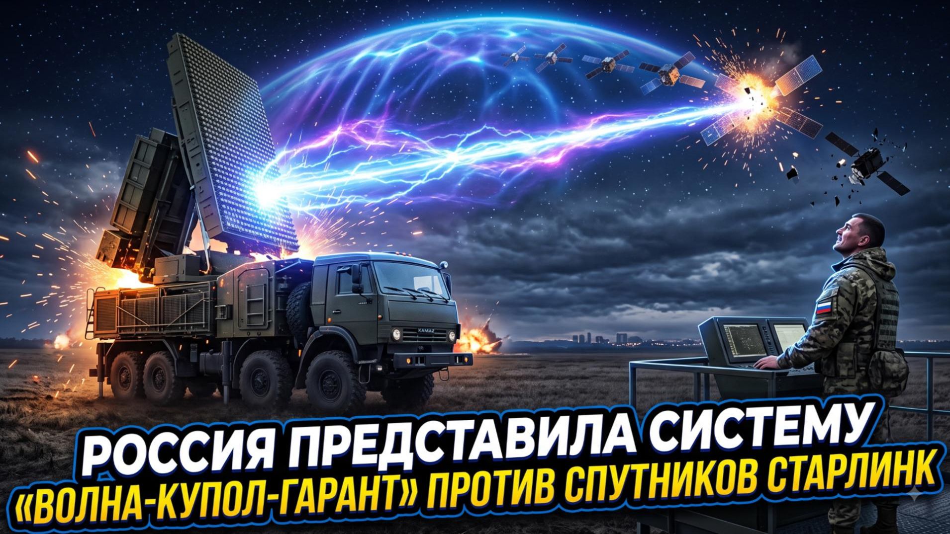 🛡️Россия представила систему «Волна-Купол-Гарант» против спутников Starlink