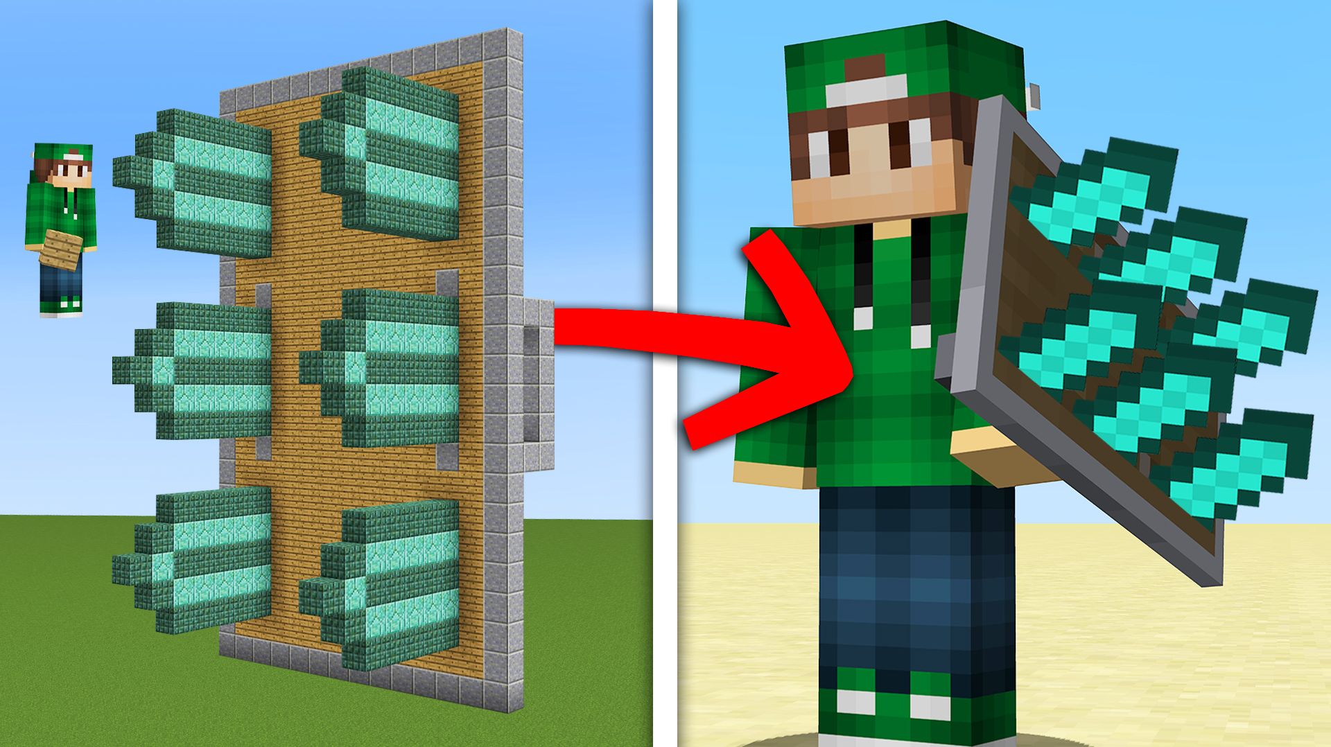 МАЙНКРАФТ НО СТРОЯ ПРЕДМЕТЫ ПОЛУЧАЕШЬ ИХ | Риколит Minecraft
