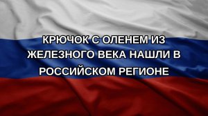 Крючок с оленем из железного века нашли в российском регионе