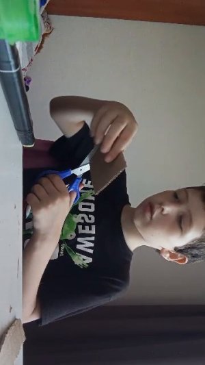 вторая часть Как я делаю поделки из картона