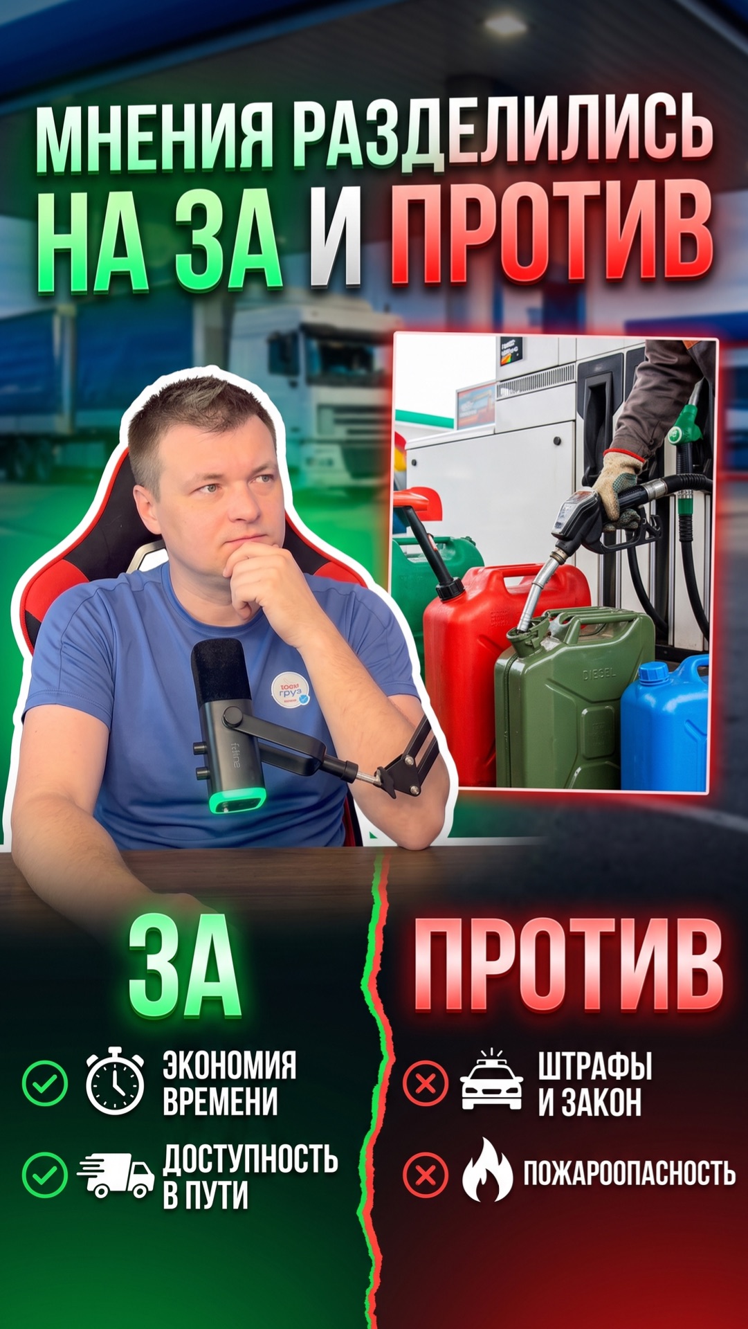 Очереди на АЗС из-за заправки большого количества канистр, а вы какоготмнения? Подпишись 🏆