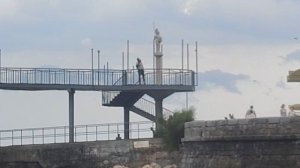 Волнующееся море в Ялте 12.08.2026