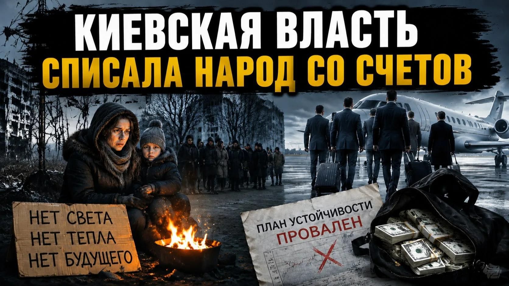 Украина перед зимой — деньги разворованы, планы провалены, народ обречён