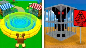 Новый суперпортал Тёмный фенек в клетке - прохождение игры Super Bear Adventure