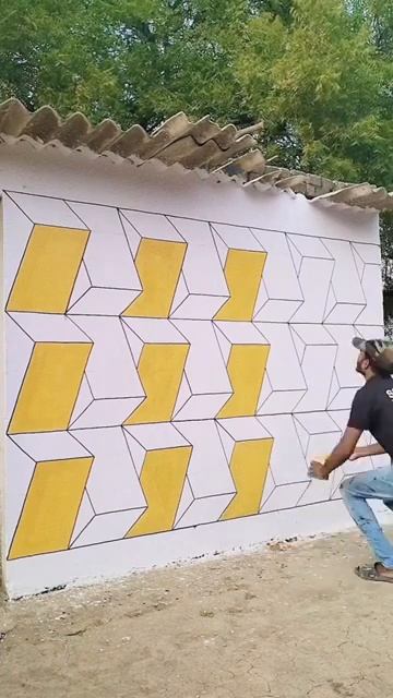 Amazing Wall Painting WallArt WallPainting StarArt Painting Artist youtube shorts viral