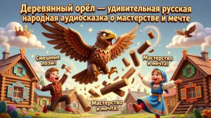🦅🪵✨ Деревянный орёл — удивительная русская народная аудиосказка о мастерстве и мечте 👑☁️