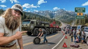 Я приехал 1200 миль через Америку, бесплатно помогая водителям попавшим в беду на дороге.