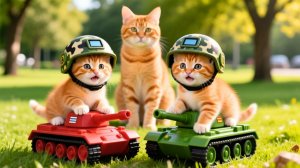 🐾 Мама-кошка подстригает шерсть на ферме и делает тигровую шапку для котят дома🐾🎩🐯