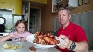 КРЫЛЫШКИ ЗА 15 МИНУТ В МУЛЬТИВАРКЕ! БЫСТРЫЙ ДЕСЕРТНЫЙ ЦВЕТ КУРИЦЫ, И  К ВРАЧУ.