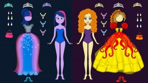 БУМАЖНЫЕ КУКЛЫ СУМЕРКИ ПРОТИВ АДАГИО DRESS UP