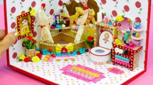 Комната миниатюрного кукольного домика своими руками — Декор ванной комнаты Belle