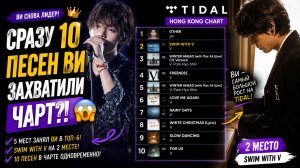 🔥😱 Ви захватил чарт сразу десятью песнями! 5 мест из 6 — его!