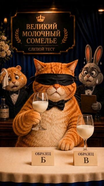 Представляем вам нашего молочного эксперта — кота Сырника! 🥛🐱