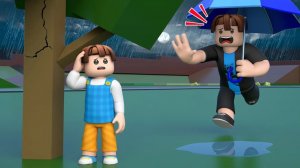 Опасность Игры Под Дождем. Роблокс Мультик