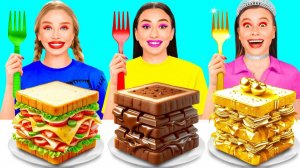 Бедная vs Богатая vs Ультра Богатая еда Челлендж _ Эпичная Битва с Едой