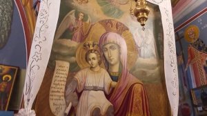 Я освятила иконы и платочки на иконах и святых мощах Пантелеймона Целителя