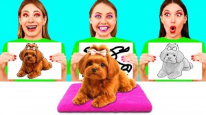 Кто Лучше Нарисует Предмет, Получит Его # Потрясающие Лайфхаки для Рисования от MeMeMe Challeng