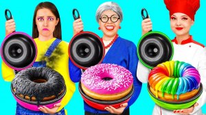 Кулинарный Челлендж# Я против Бабушки # Забавные Лайфхаки с Едой от Fun Fun Challenge