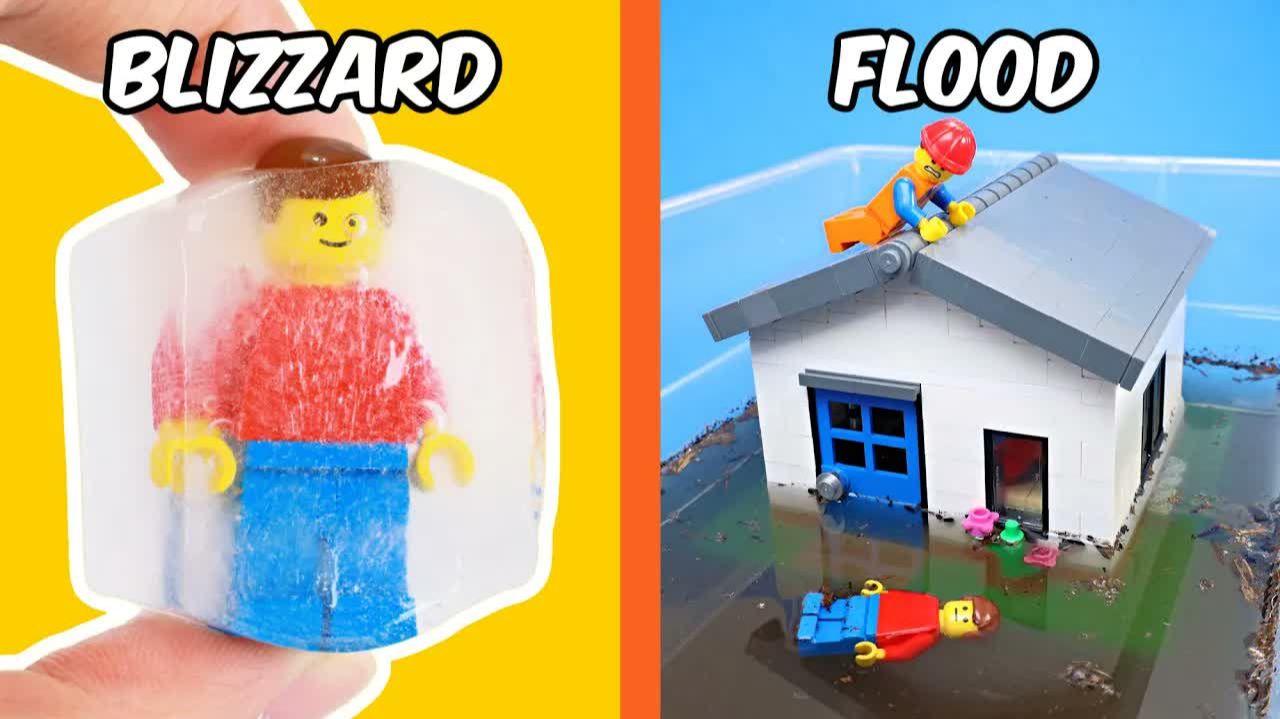 Я смоделировал СТИХИЙНЫЕ БЕДСТВИЯ в LEGO...
